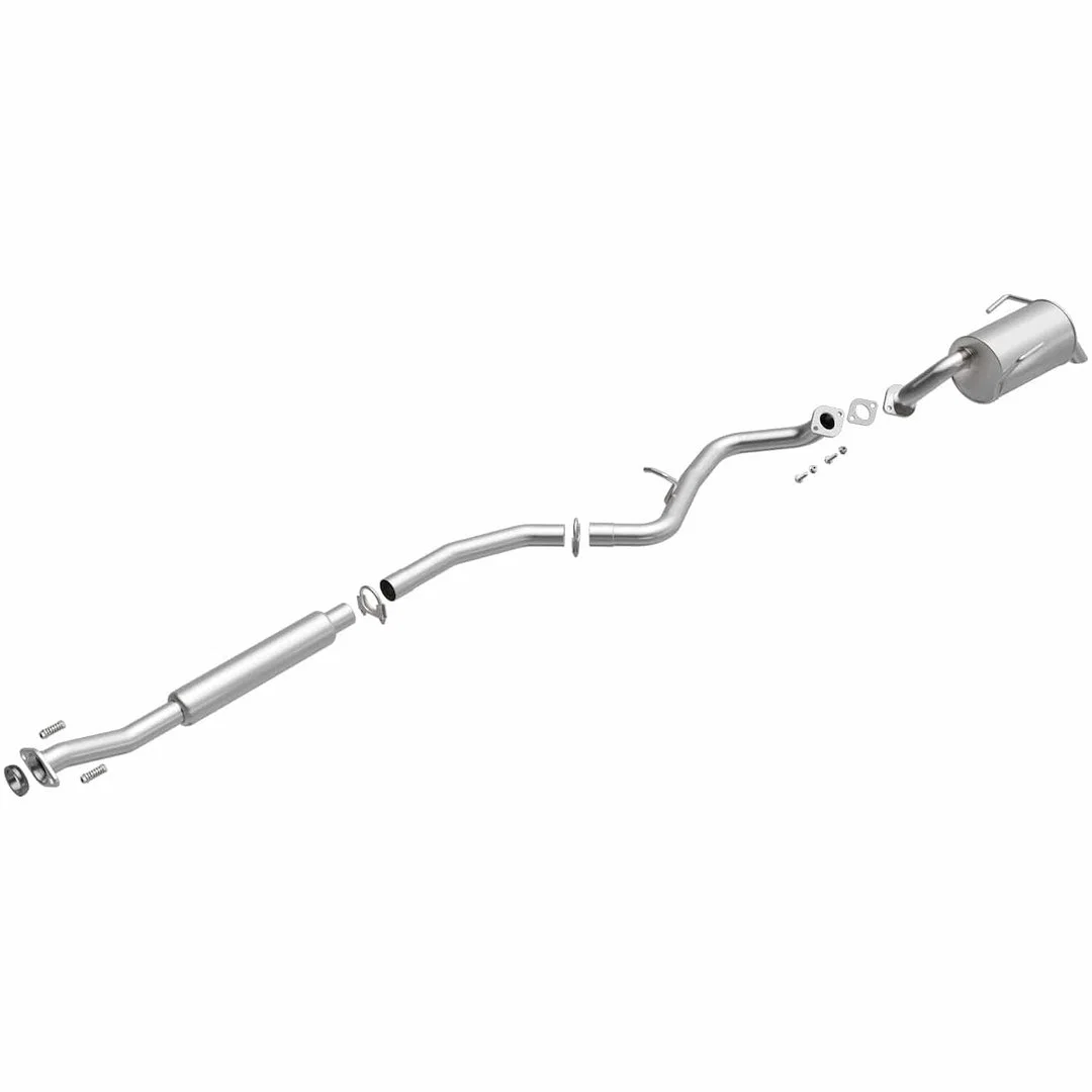 106-0162 – BRE EXHAUST Exhaust System Kit, Aluminized Steel With Mufflers 2-1/4 Inch Pipe Diameter Single Exhaust Wit...